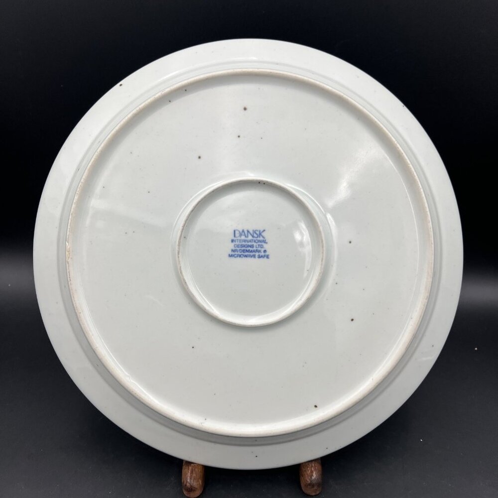 VTG Dansk Designs Denmark Blue Mist 13" Large Chop Plate Platter Niels Refsgaard - Picture 3 of 9